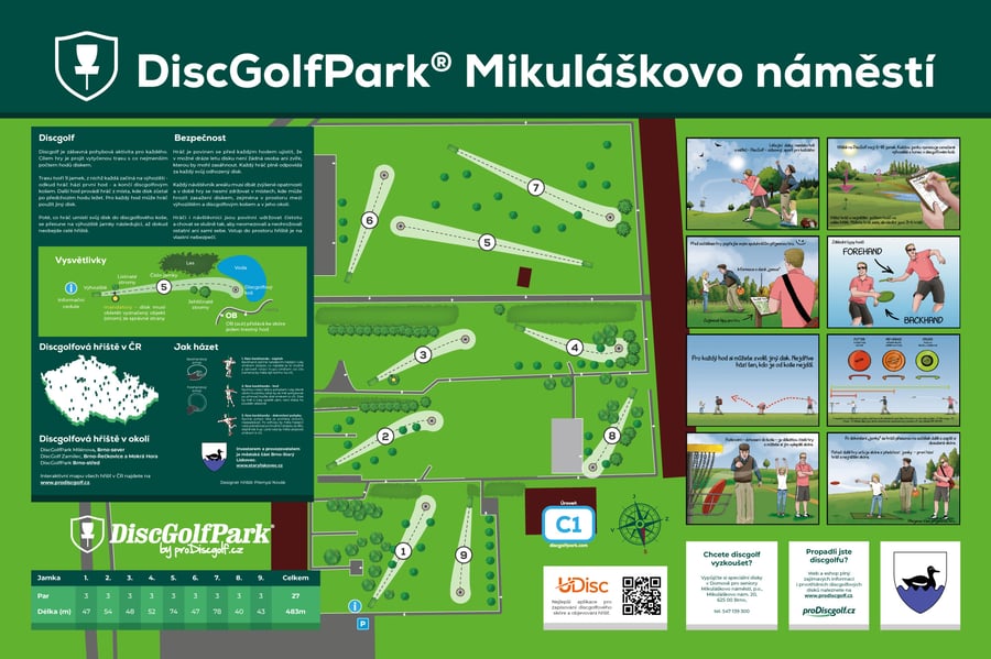 DiscGolfPark Mikuláškovo náměstí Brno