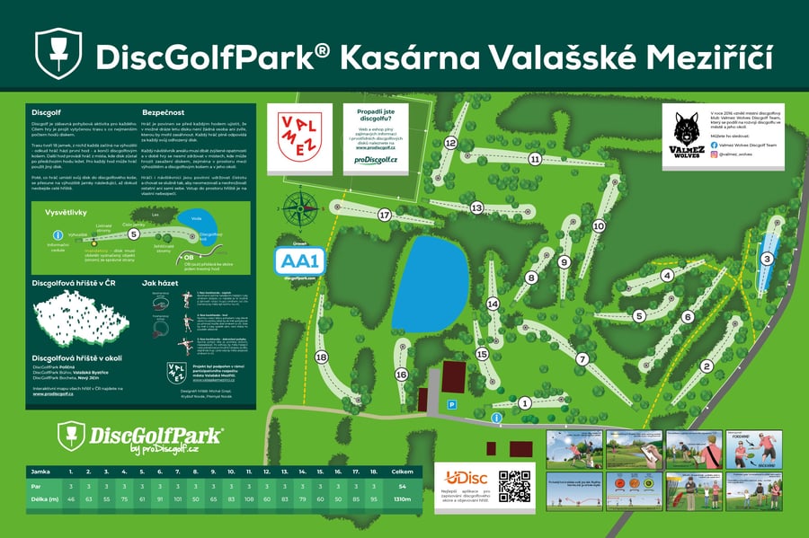 DiscGolfPark Kasárna Valašské Meziříčí